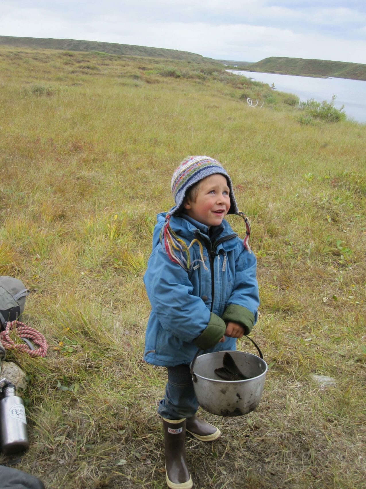 Child camps on the Noatak River in Alaska