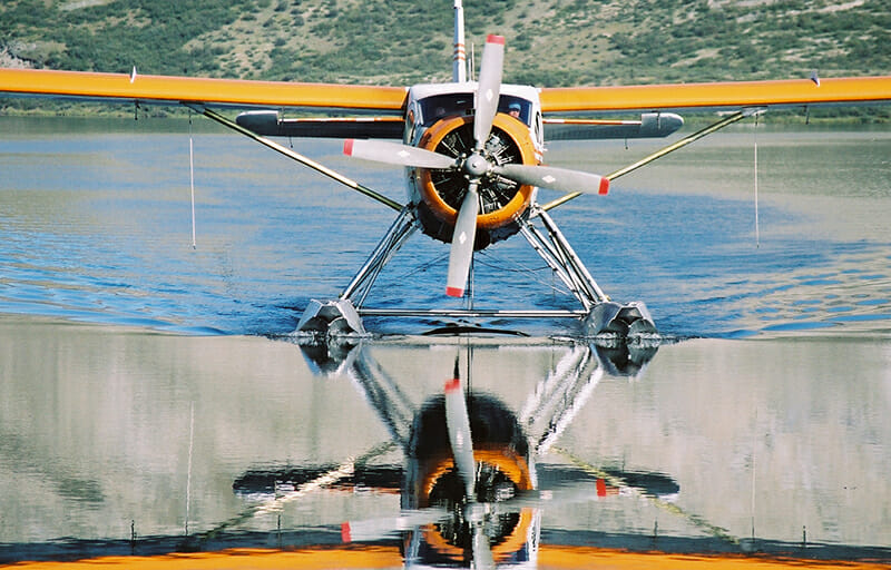 Float plane in Gates of the Arctic