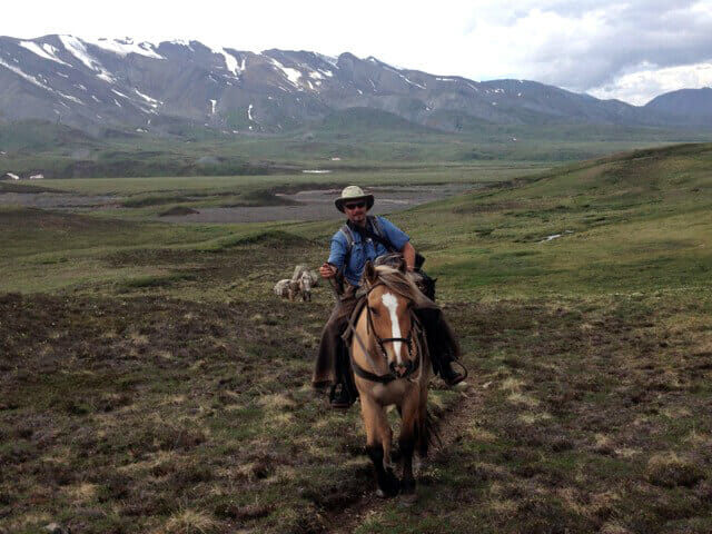 Horse riding trip in Alaska