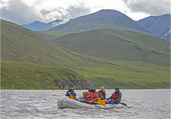 Rafting in the Arctic National Wildlife Refuge, Alaska