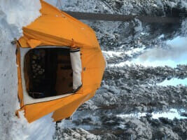 Winter Tent in Alaska