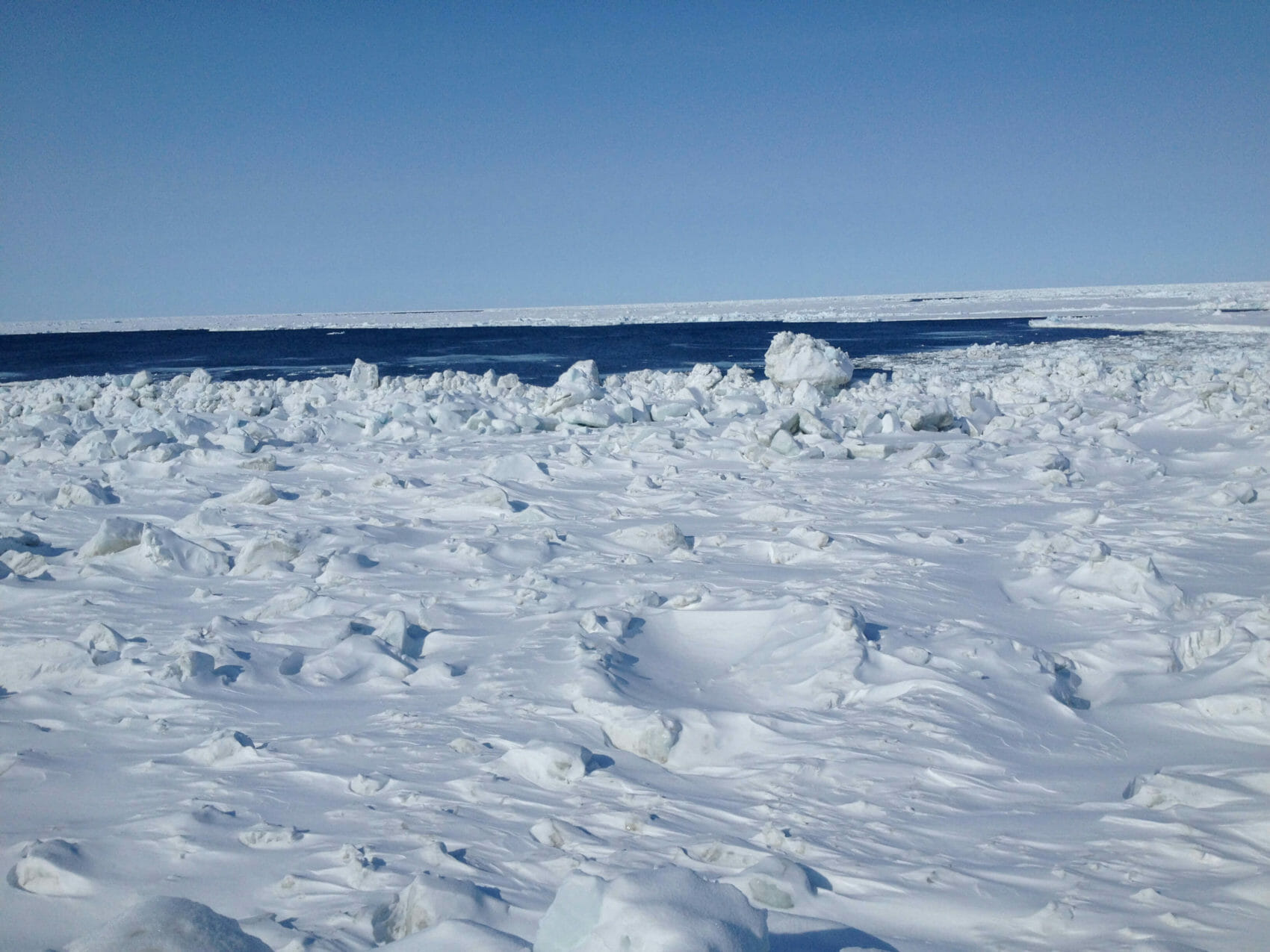 Shorefast Sea-ice near Barrow Alaska