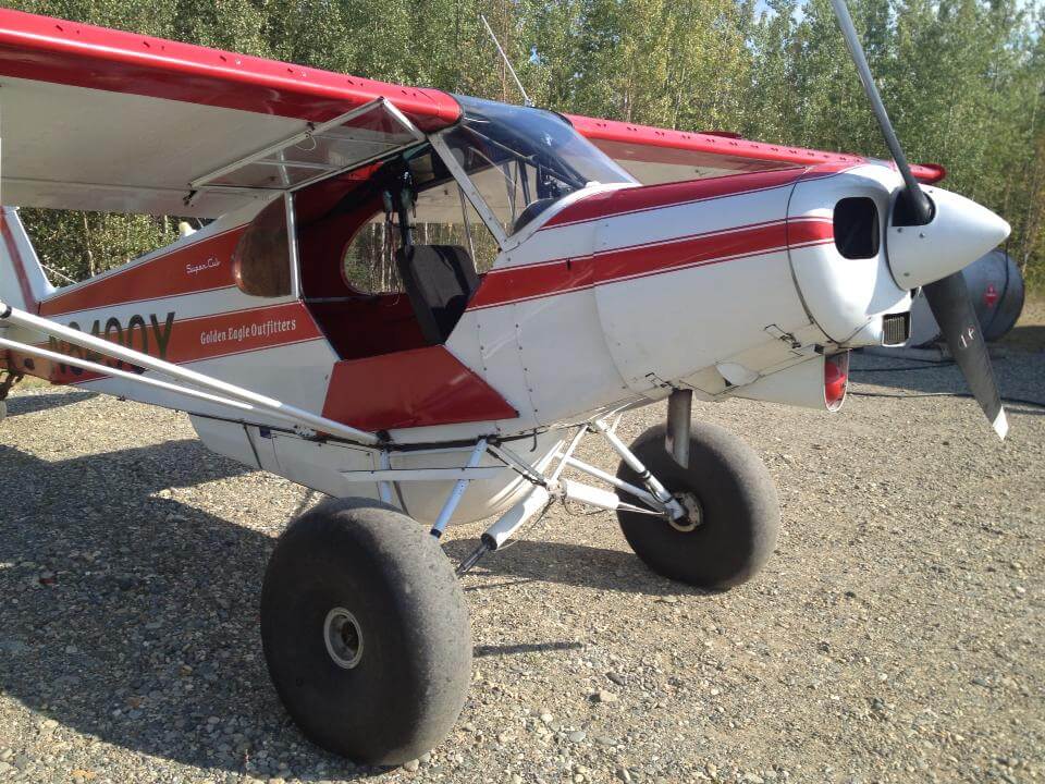 super cub airplane in Alaska