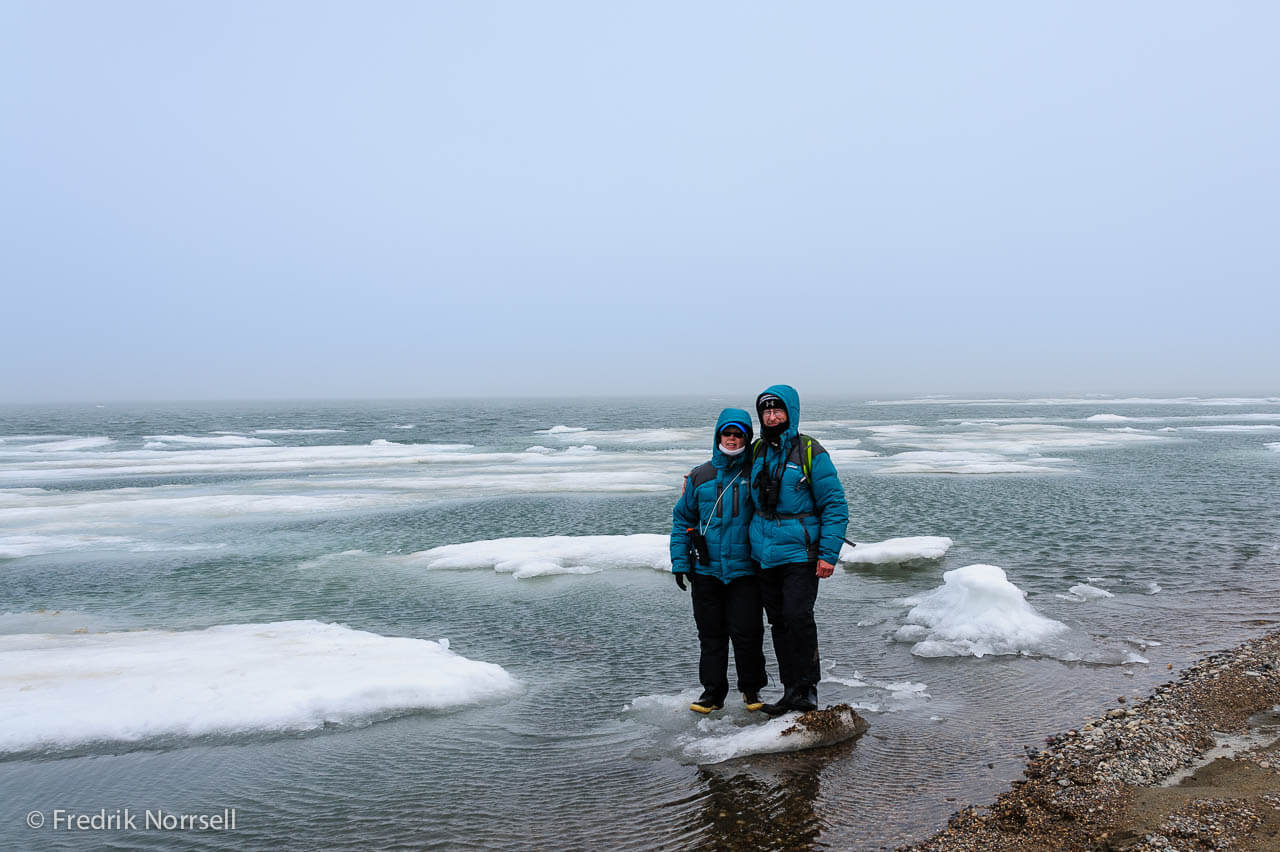Campers on the Arctic Coast of Alaska