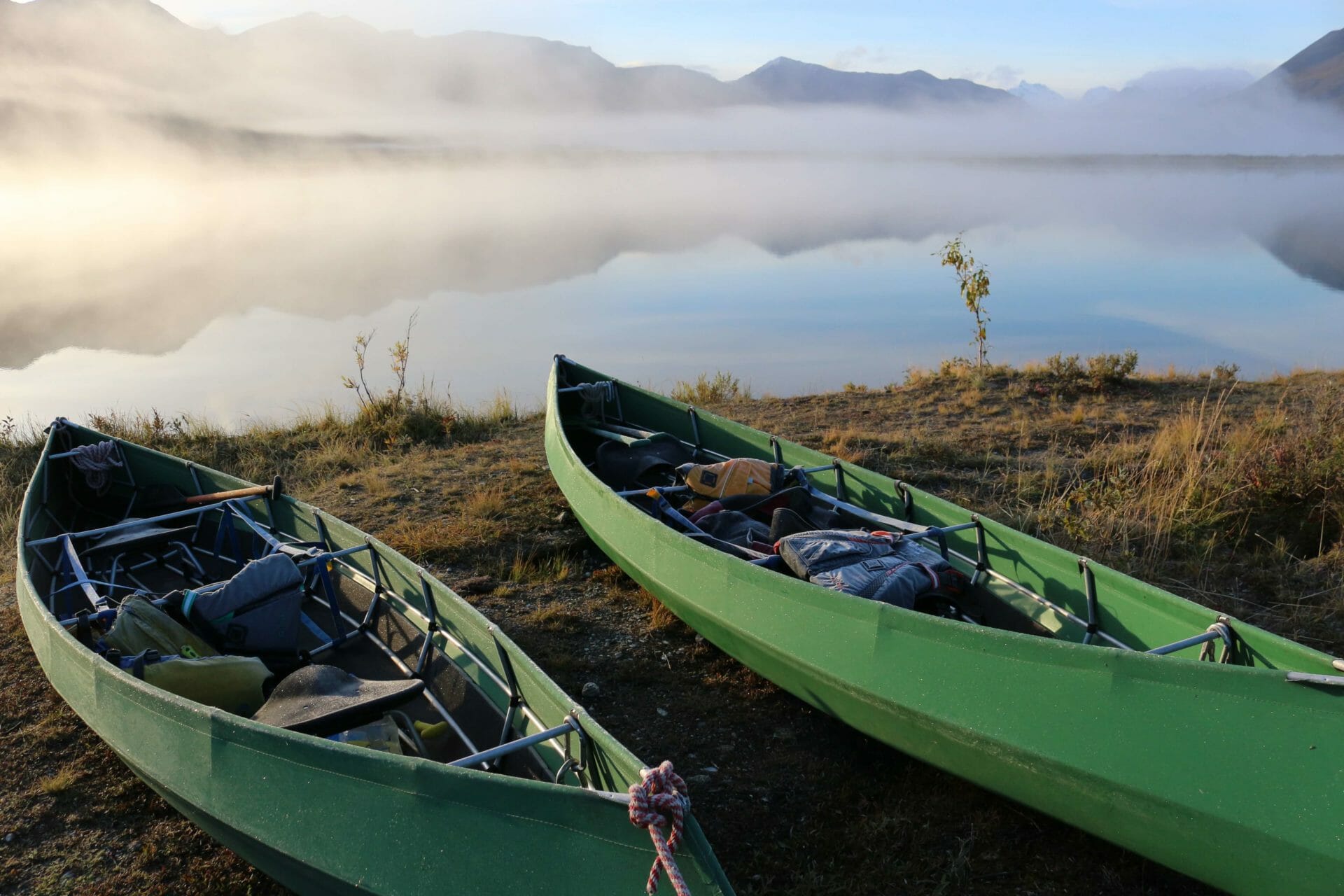 canoeing in Alaska