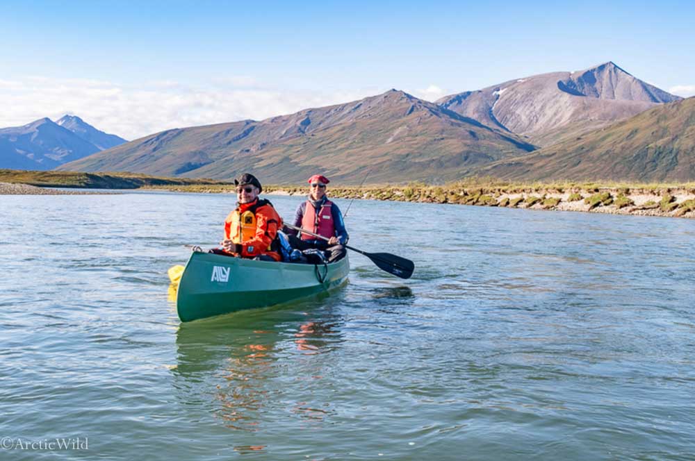 canoeing on the Noatak River in Gates of the Arctic