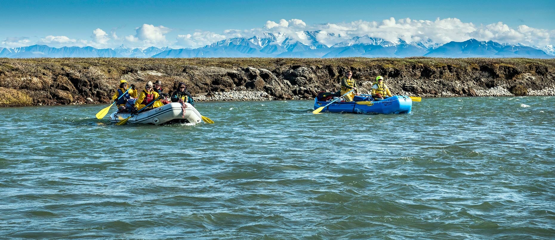 rafting in the arctic refuge chris miller photo