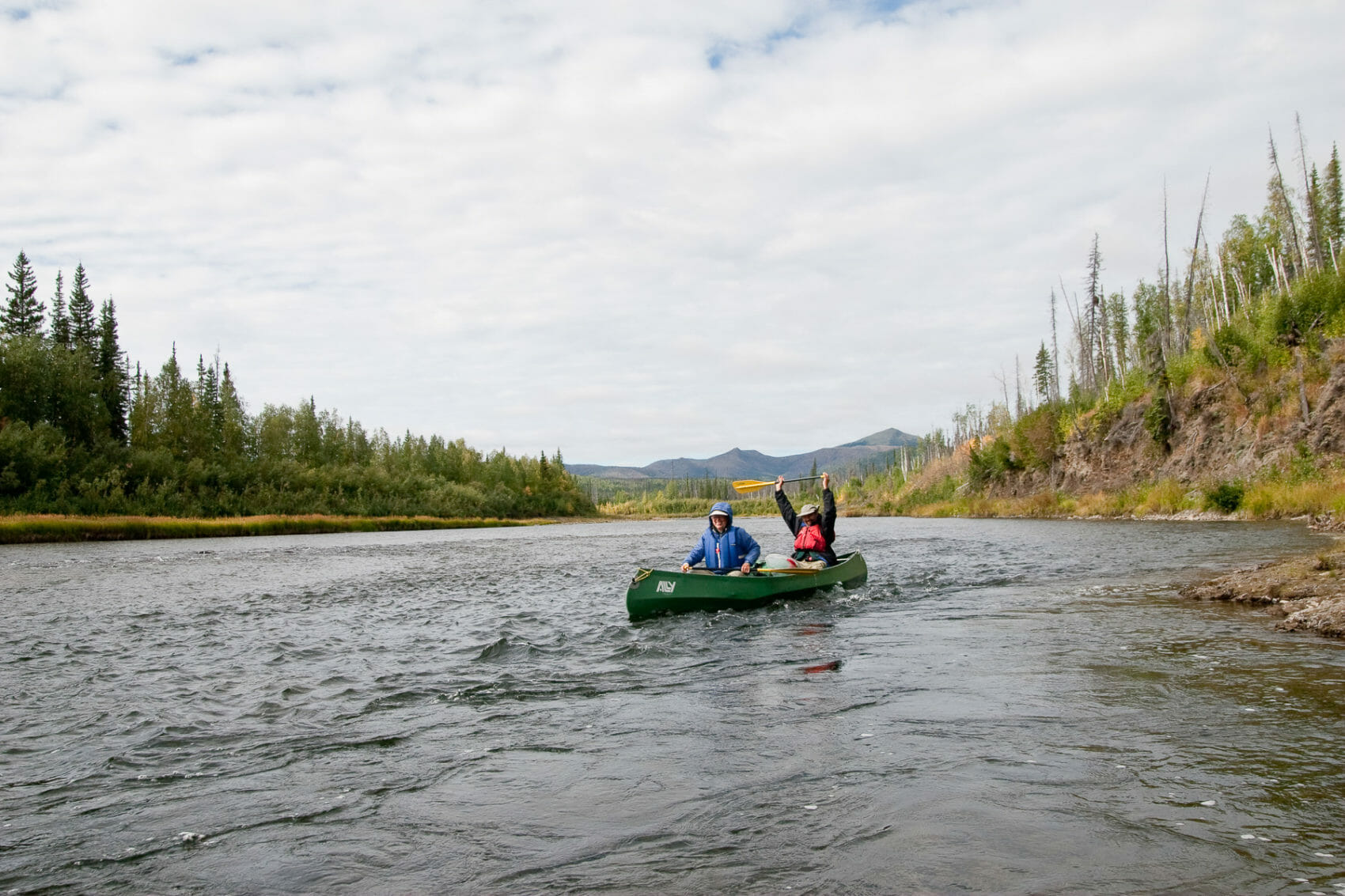 Alaska wilderness canoe trip in the Arctic Refuge