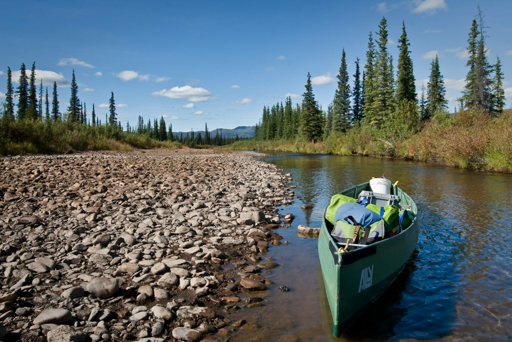 Canoe trip in Alaska