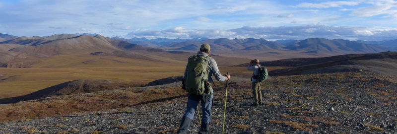 hiking in the arctic refuge