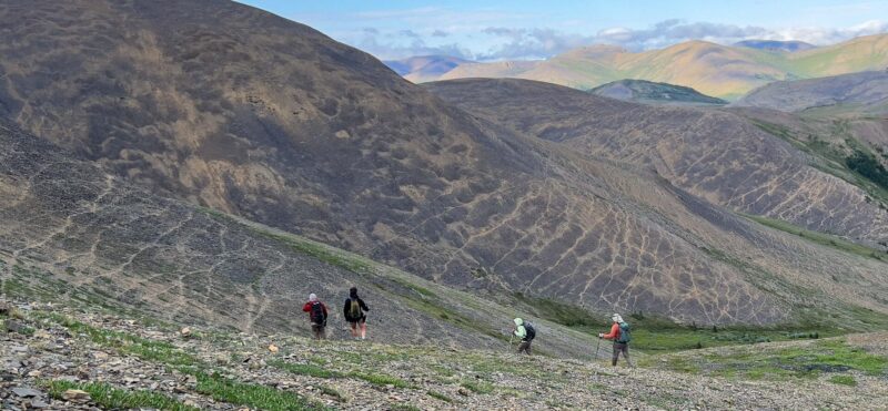 Hiking on Arctic Wild's Firth River Expedition