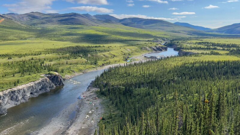 Rafting the canyon of the Frith River with Arctic Wild