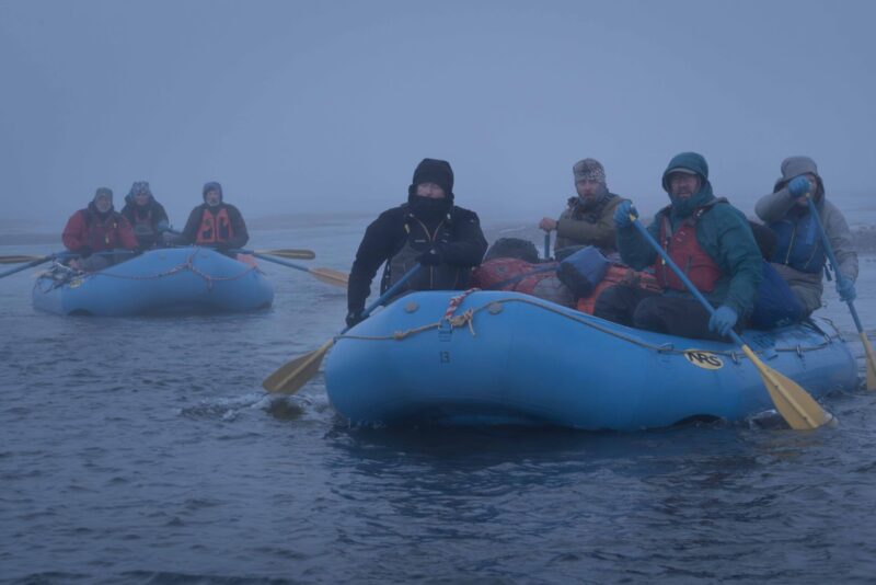Foggy Day rafting the Firth River with Arctic Wild
