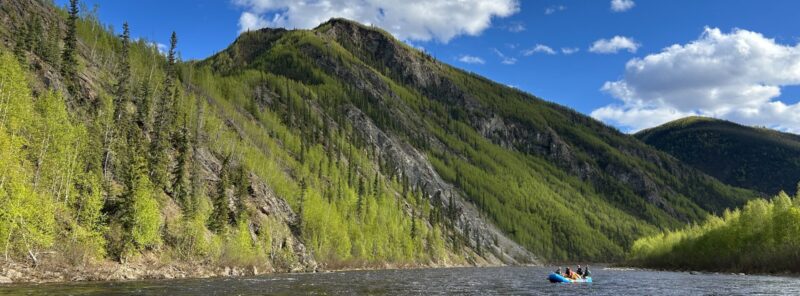 Rafting the Charley River in Yukon Charley National Preserve Alaska